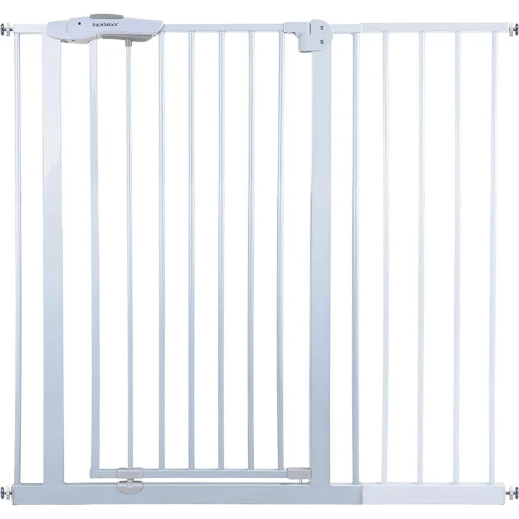 Absperrgitter Treppenschutzgitter weiß für 105-135cm Durchgang 110cm Hoch
