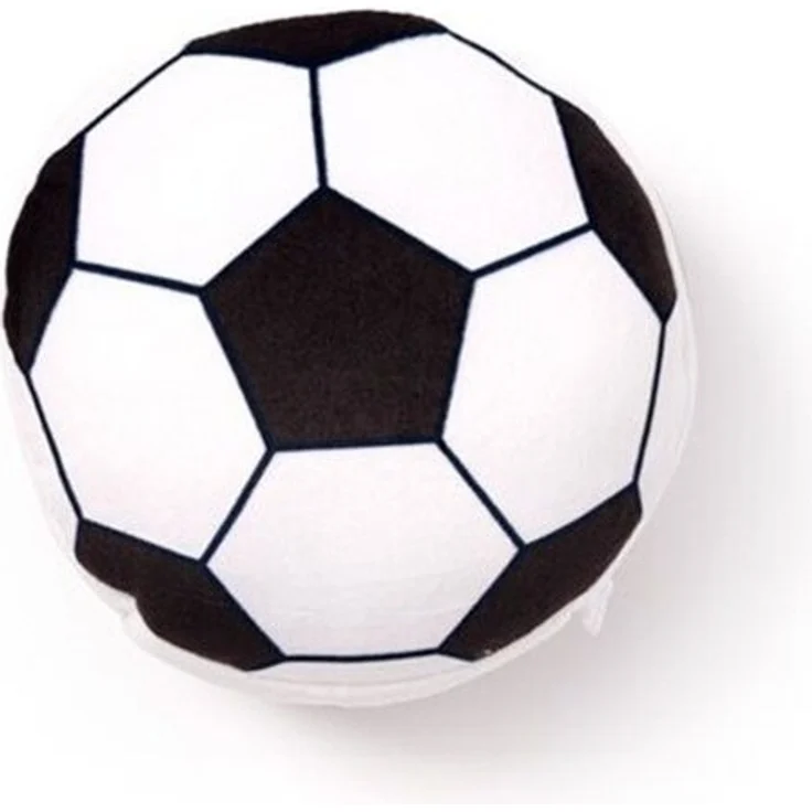 Puckator Reisekissen und Schlafmaske Fußball, Plüsch, 1-tlg, Kopfkissen, ca. 15 x 28 x 7 cm (geöffnet) – Bild 1