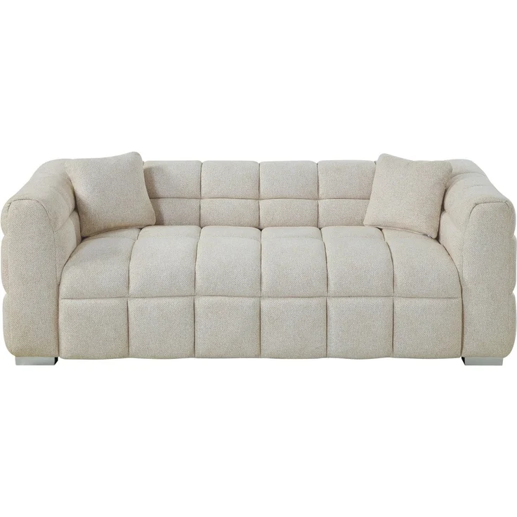 ATLANTIC home collection Big-Sofa Thor Design-Sofa mit Steppung, Bubble-Optik, B:190cm, "Bubble"-3D Optik Sofa mit Taschenfederkern, inkl. Zierkissen – Bild 2