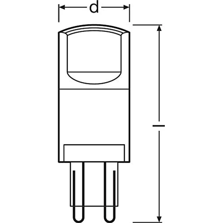 OSRAM LED-Stiftlampe G9 4,2W, 4000k kaltweiß, 470 lm – Bild 10