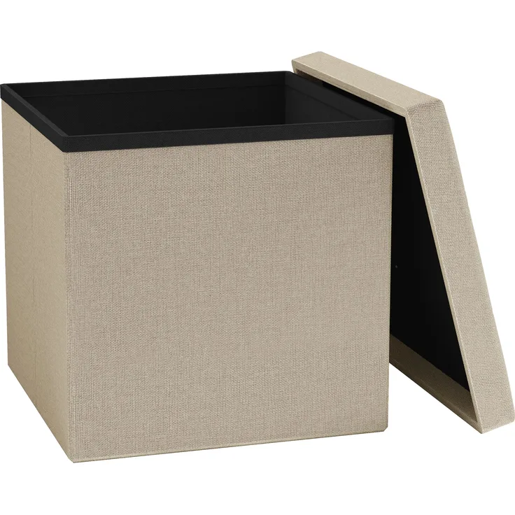VCM Sitzbank Boxas 921039 Creme H. 38 x B. 38 x T. 38 cm