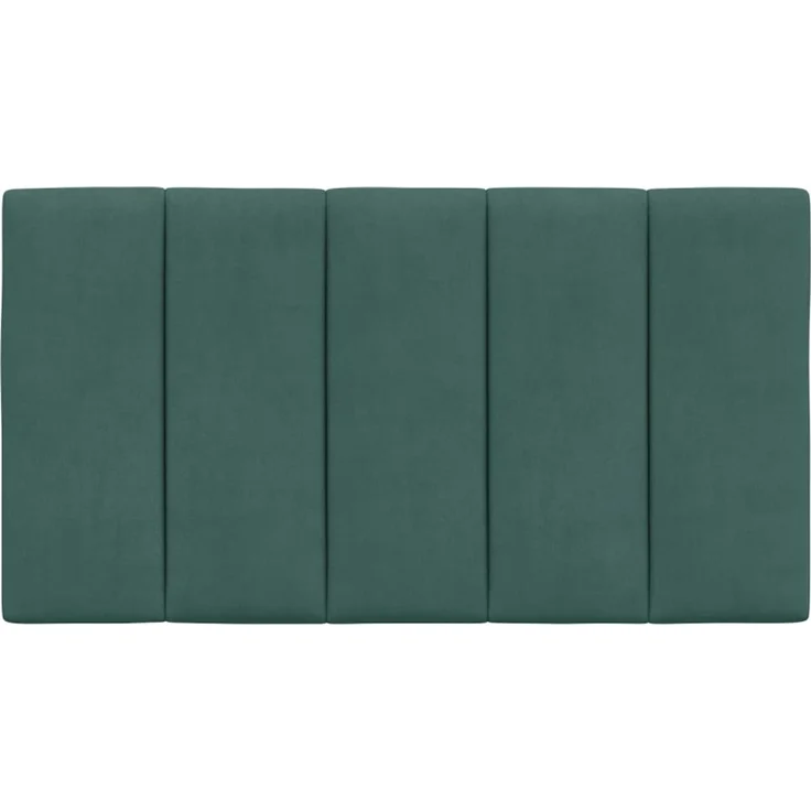 vidaXL Kopfteil-Kissen Dunkelgrün 80 cm Samt 374646 – Bild 5