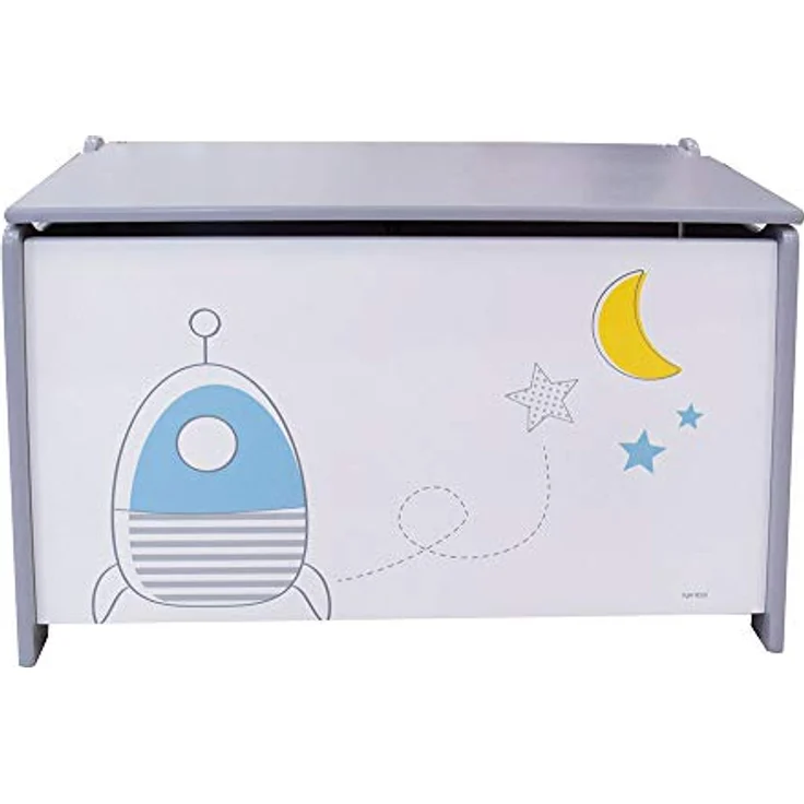 Fun House 713043 Space Spielzeugkiste für Kinder, 40 x 58 x 36 cm, Blau – Bild 4