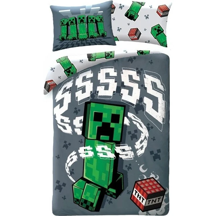Minecraft Bettwäsche Minecraft Kinderbettwäsche 140 x 200 cm – Bild 2