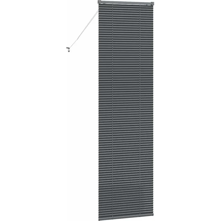 vidaXL Balkenjalousien Dunkelgrau 220 x 60 cm Aluminium 42006089 – Bild 7
