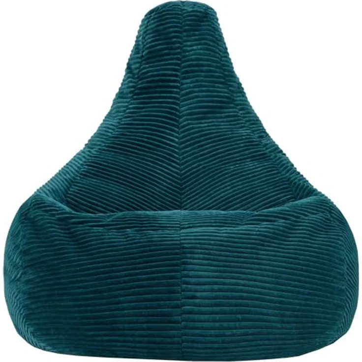 Icon Dalton XXL Sitzsack Cord, Blaugrün, Gaming Sitzsack Erwachsene mit Füllung, Bean Bag, Cord Sessel, Lounge Sessel, Lounge Stuhl, Schlafzimmer, Wohnzimmer, Wohnzimmer Möbel – Bild 6