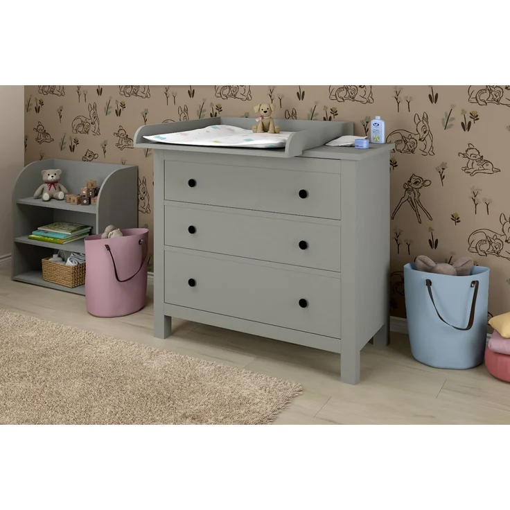 Shefa Kids Wickelaufsatz 800 Universal für IKEA Kommoden, Grau – Bild 8