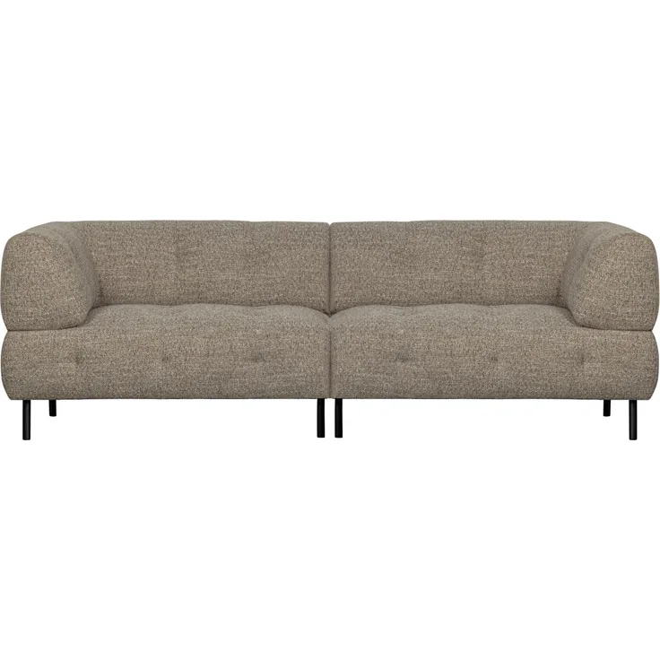 Sofa Lloyd aus grobmaschigen Stoff, Braun