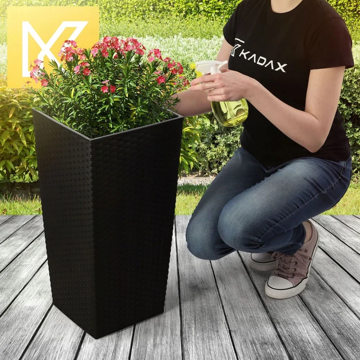 KADAX Blumentopfeinsatz 29x57cm hoch Schwarz – Bild 3