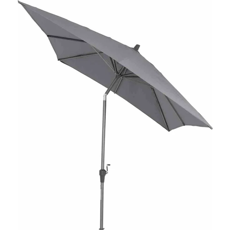 Siena Garden Mittelstockschirm Avio anthrazit 300 x 200 cm – Bild 3