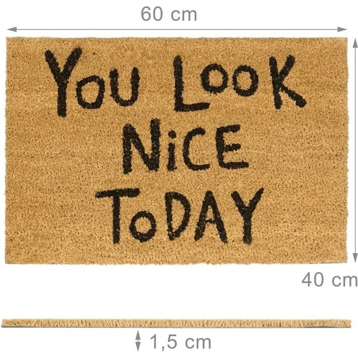 Fußmatte Kokos YOU LOOK NICE 10020185 – Bild 2