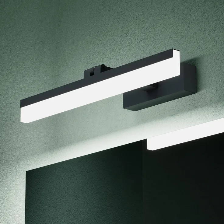 Mai & Mai LED Spiegelleuchte Badlampe Spiegellampe 6000K Badezimmer Lampe 180° Drehbar 9W Luxaris