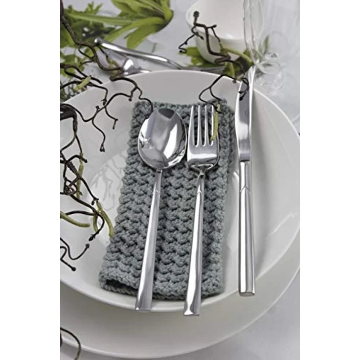 Mulex Besteck-Set Morena (60-tlg), 12 Personen, Edelstahl, hochglanzpoliert – Bild 6