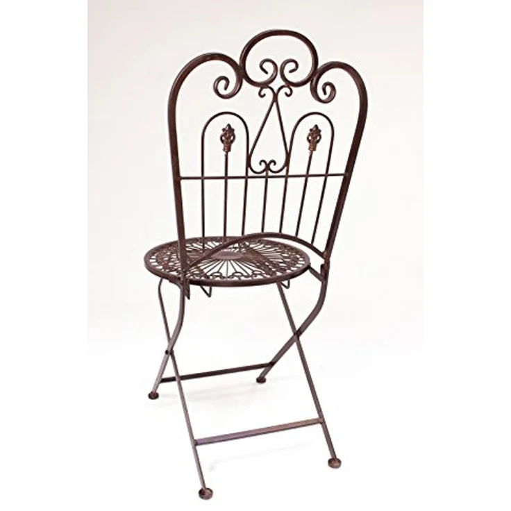 Klappstuhl "Provence" Metallstuhl Stuhl Klappstuhl Klappsessel Relaxsessel – Bild 3