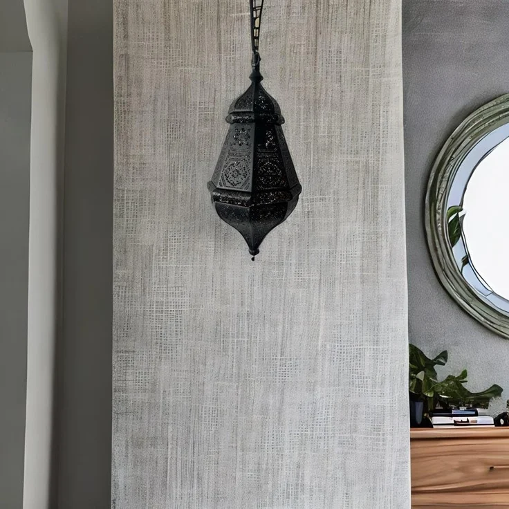 Marrakesch Orient & Mediterran Interior Pendelleuchte Leuchte Salma Schwarz, Orientalische Pendelleuchte aus Metall 40 cm, Handarbeit – Bild 4