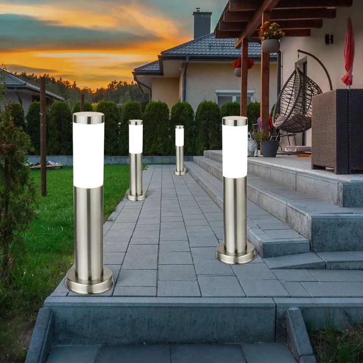 Vier elegante LED Stehleuchtung für den Außenbereich – Bild 2