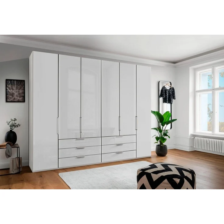 WIEMANN Kleiderschrank Monaco mit Glasfront sowie hochwertige Beschläge inkl. Dämpfung – Bild 1