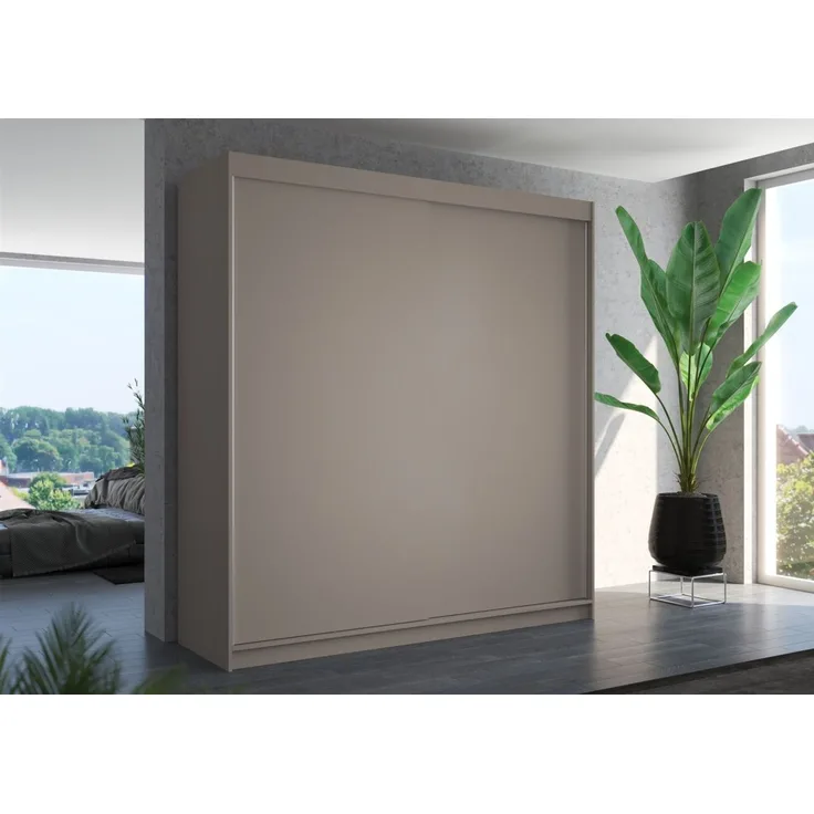 Schiebetürenschrank Schrank Nr. 425 in Cashmere matt 200 x 215 x 58 cm