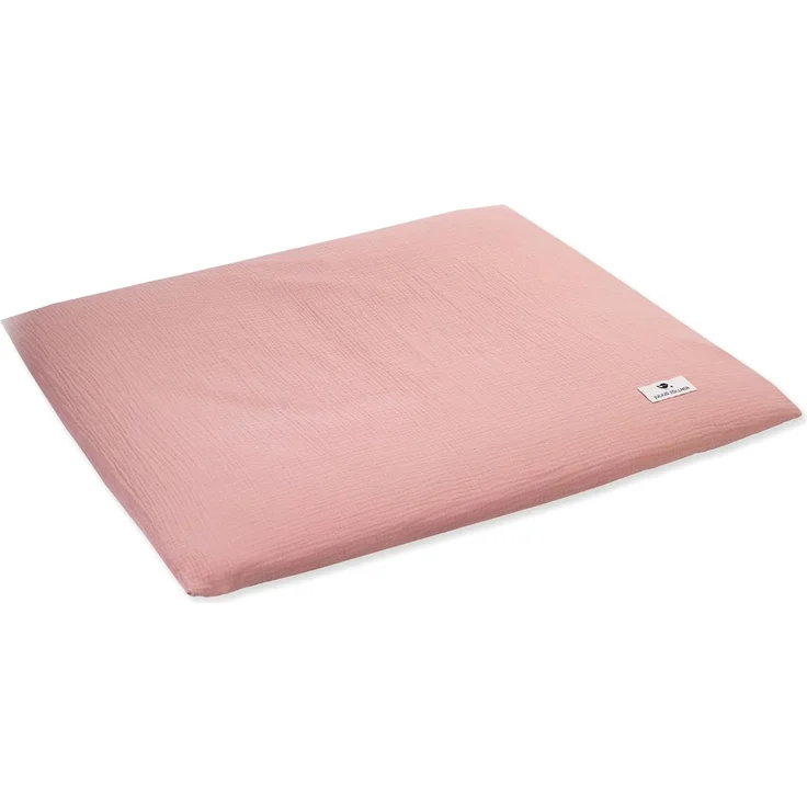 Julius Zöllner Überzug Wickelauflage Musselin dusty rose 75/75 cm – Bild 1