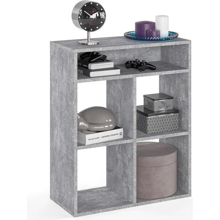 KOMTO Bücherregal RIM4 Regal Standregal Würfelregal Büroregal Bücherschrank, Wohnzimmer für Kinderzimmer 65,8 х 30,7 х 80,4 cm – Bild 1