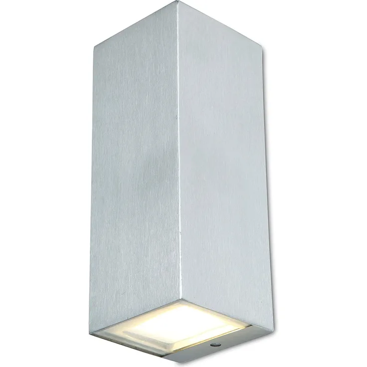 Lutec LED Außenwandleuchte Luca edelstahl IP44 Up- & Downlight