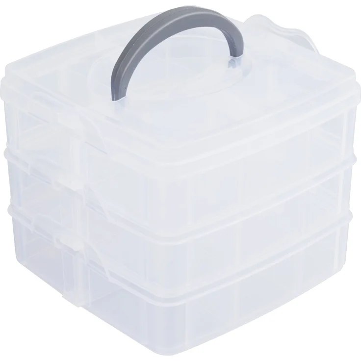 VBS Aufbewahrungsbox, 15,5 cm x 15,5 cm x 13 cm – Bild 3