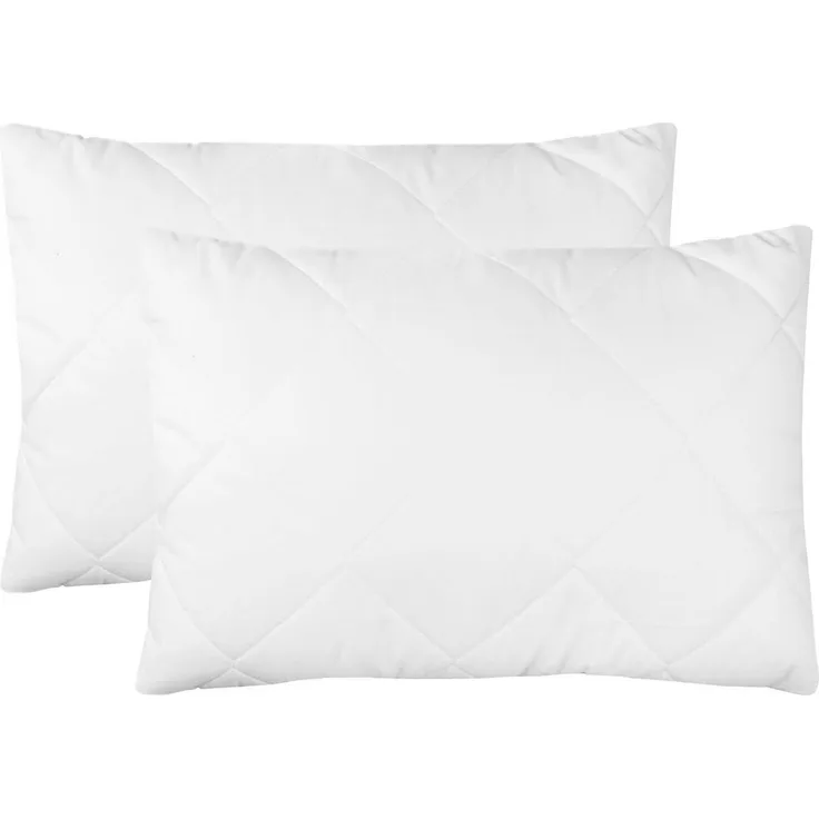 ZOLLNER Kopfkissen, Füllung: 100% Silikonisierte Polyesterhohlfaserbällchen, Spar-Set, 30 x 40 cm, 50% Polyester, 50% Baumwolle, vom Hotelwäschespezialisten