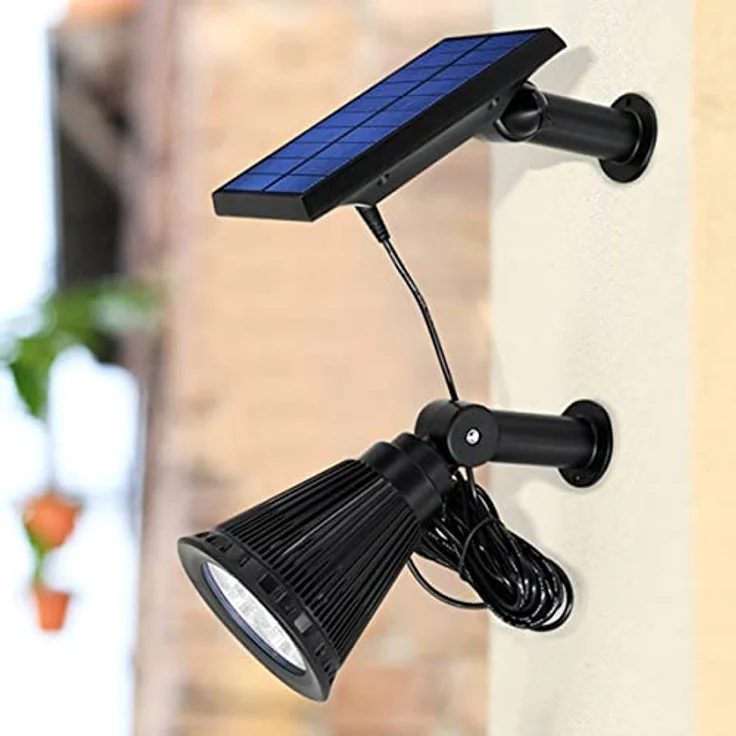 Lumisky H42cm SPIKY AWAY W34, LED-Solarstrahler mit dimmbarer kaltweißer Beleuchtung, 12 Stunden Laufzeit – Bild 5