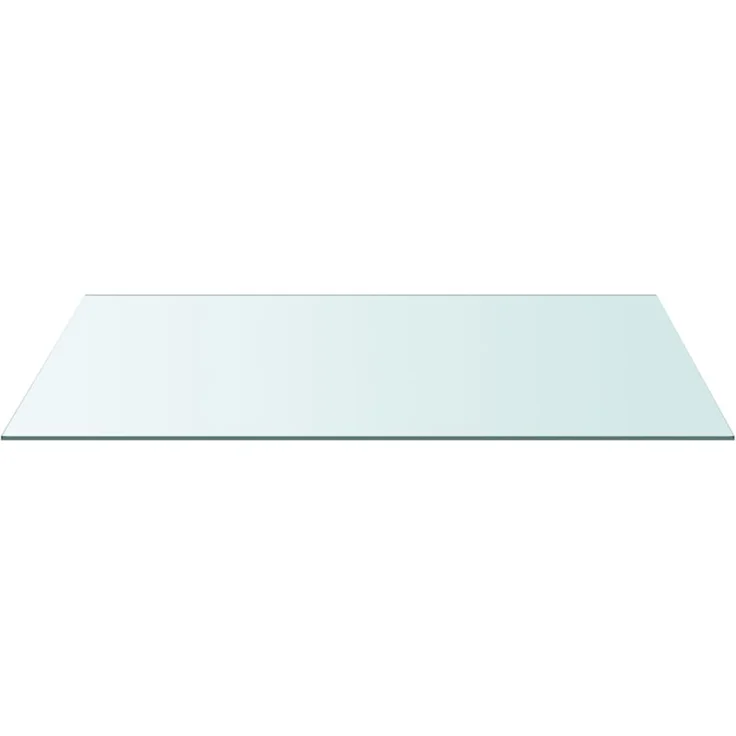 vidaXL Tischplatte Transparent 50x100 cm Hartglas 345074 – Bild 2
