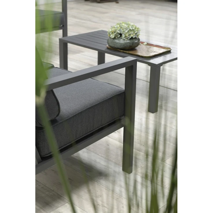 Garden Impressions Aluminium Gartenlounge-Komplettset "Barton", grau – Bild 8