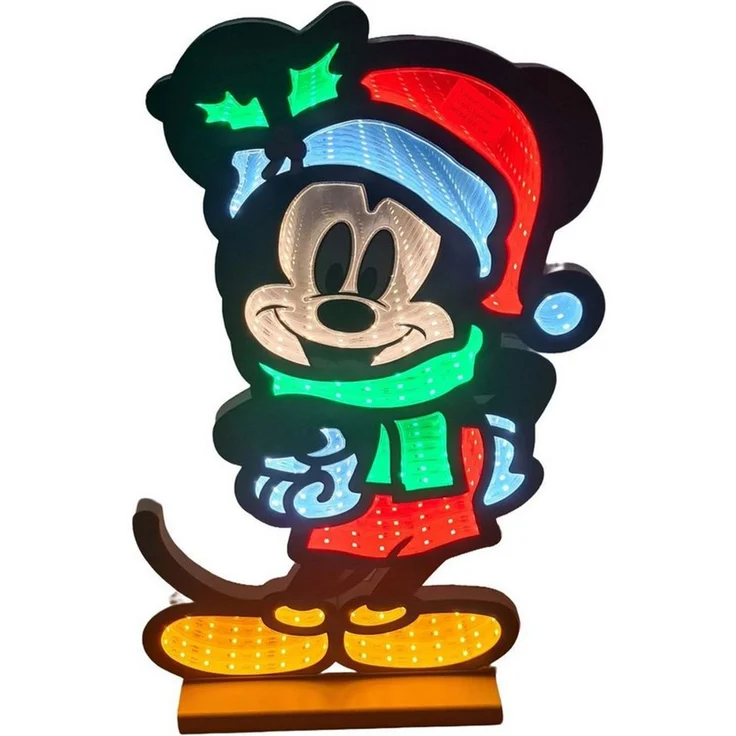 Disney LED Dekofigur Infinity Lights by Disney Mickey Mouse 40 cm LED Weihnachtsdeko 3D, LED fest integriert – Bild 1