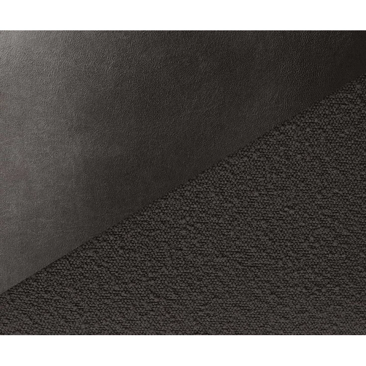 Drehstuhl Abelia-Flex mit Armlehnen Materialmix Schwarz Fußkreuz Effektfinish Titan 360° drehbar Wippfunktion – Bild 3