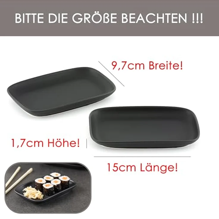 Hanseküche Servierteller Servierteller Vorspeisen Teller, Steingut, (Mezze Teller Servierteller aus Steingut, 4-tlg, 4er Set), Spülmaschinengeeignet – Bild 4
