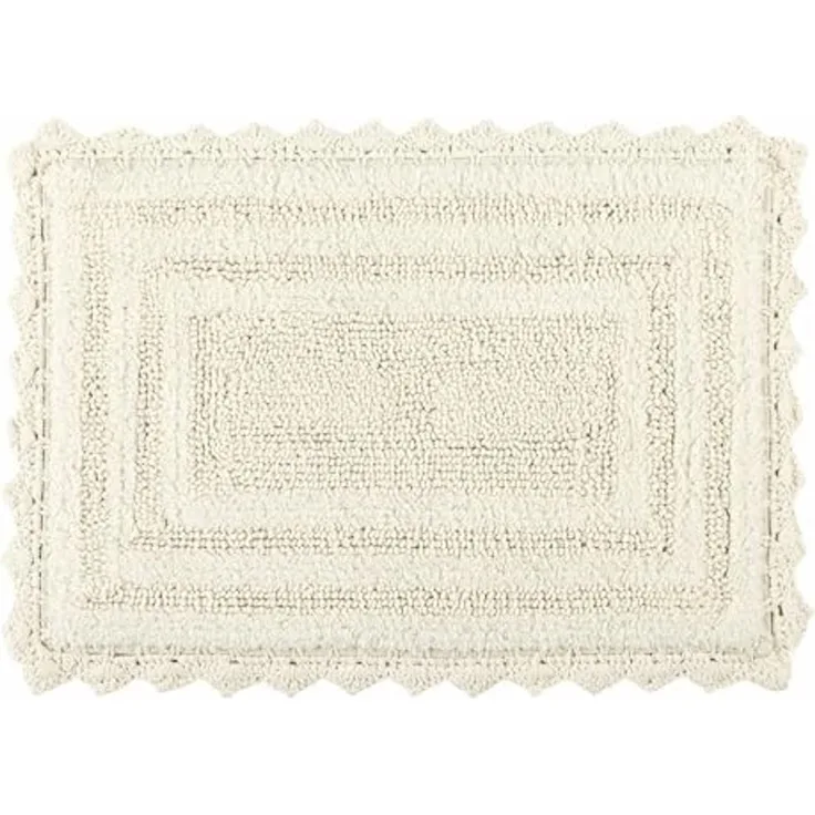 Mirabeau Badematte Badematte Yalexir creme, Höhe 400 mm, 100% Baumwolle