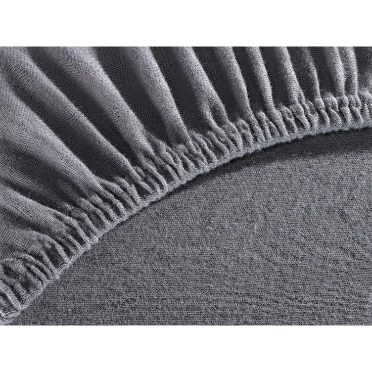 Visaggio Spannbettlaken Jersey aus 100% Baumwolle Boxspringbett / Wasserbett Spannbetttuch, Jersey, Gummizug: rundum, Spannbettlaken, für Matratzenhöhen bis 32 cm, Steghöhe 40 cm – Bild 3