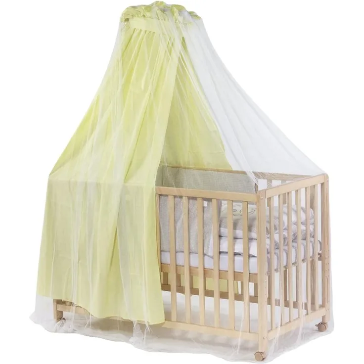 DIAGO Moskitoschutz für Kinderbetten mit HimmelInsektenschutz für das Babybett mit Himmel 30013. 71363, Weiß