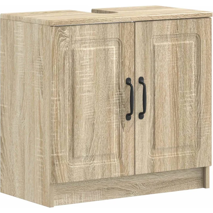 vidaXL 2-teiliges Badezimmer Schrank Set UTRECHT Sonoma-Eiche 3417650 – Bild 3