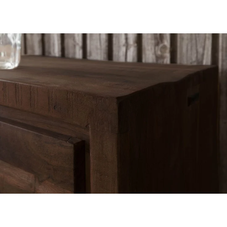 Vitrine Akazie 58x40x180 dunkelbraun lackiert BARK #202 – Bild 6