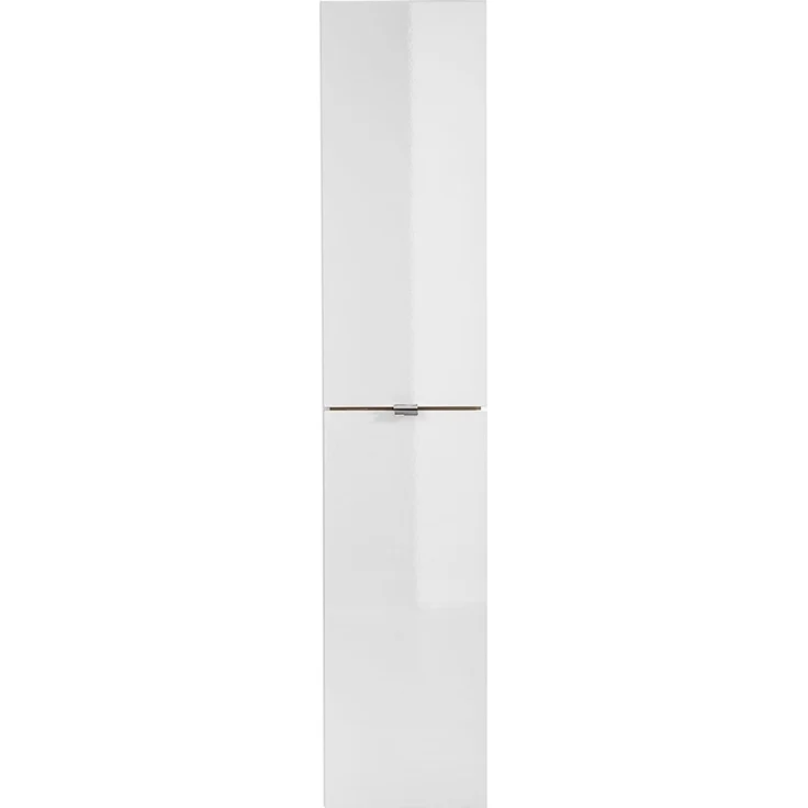 Badezimmer Hochschrank TOSKANA-56 in Weiß-Hochglanz B/H/T ca. 35/170/33cm – Bild 3