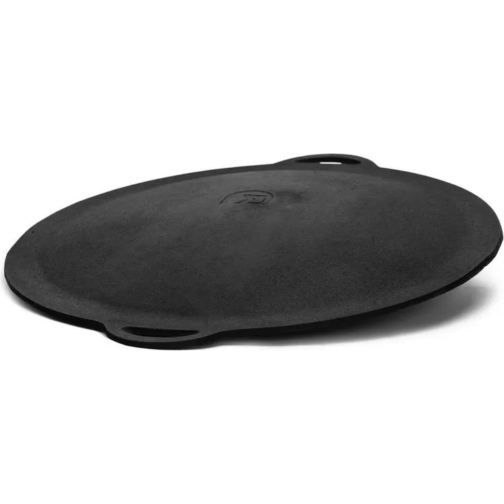 BIG-PAN Grillpfanne Ø45 cm Gusseisen Sadge Sac-Pfanne Grillplatte Saj, Gusseisen