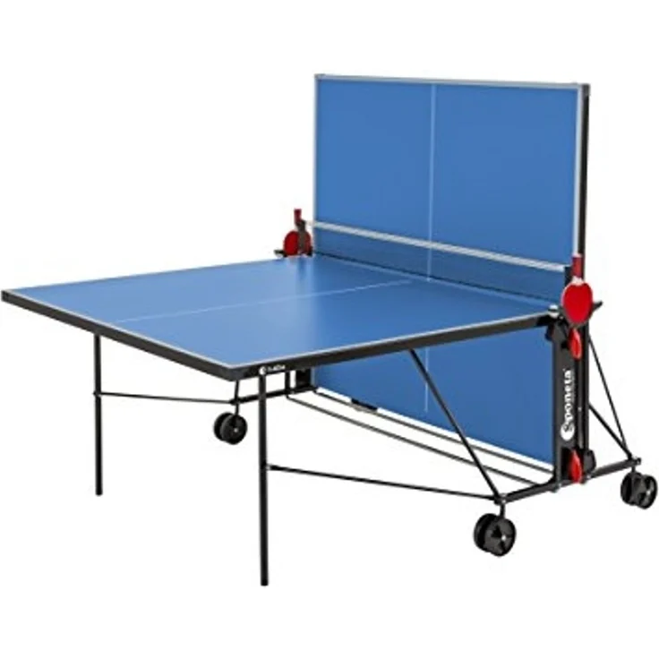 SPONETA 'S 1-43 e' Tischtennisplatte, wetterfest, klappbar, blau, 152,5 x 274 x 76 cm – Bild 2