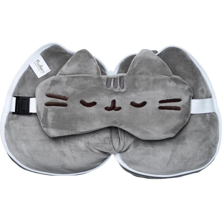 Puckator Reisekissen Pusheen die Katze Reisekissen mit Augenmaske – Bild 2
