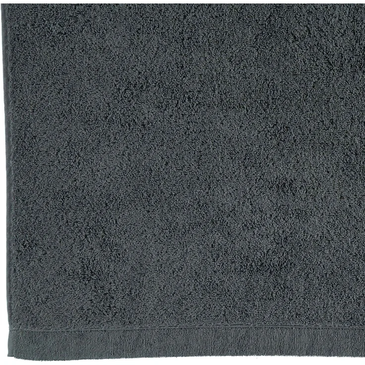 CAWÖ Gästetuch - Lifestyle, Walkfrottier, Baumwolle, einfarbig Anthrazit 30x50cm – Bild 3