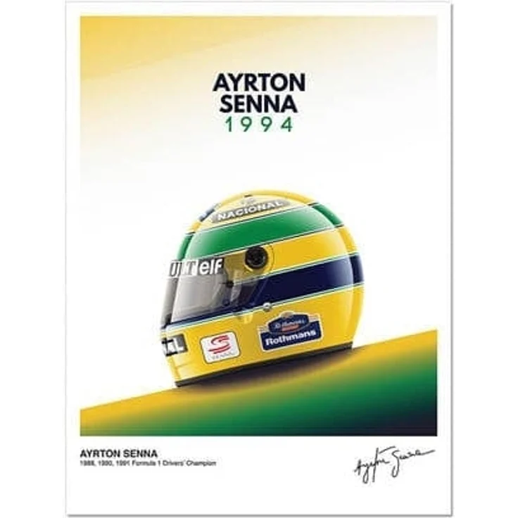 Poster Formel 1 Helme Rennfahrer Gewinner · Deko Print ohne Rahmen - D / 50x70 cm – Bild 6