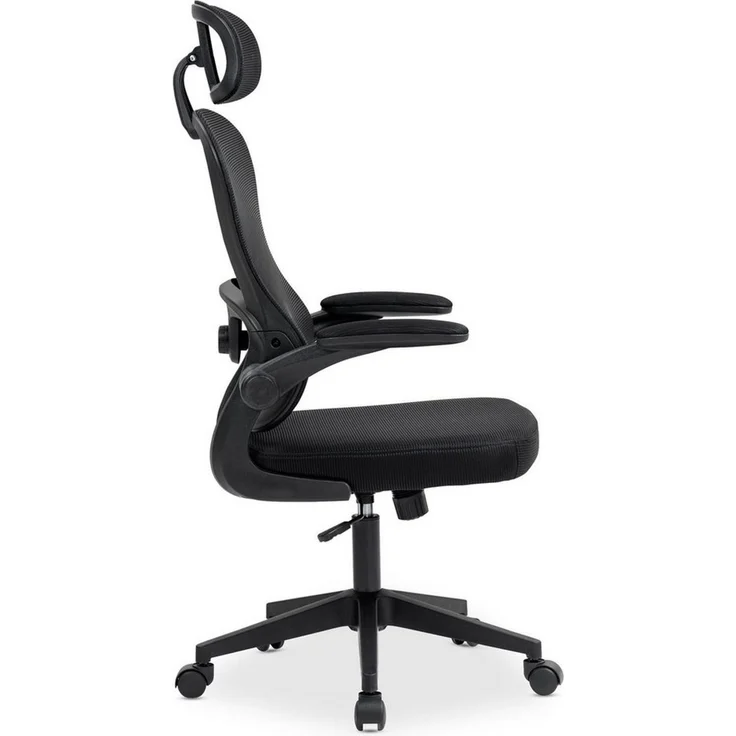 IDIMEX Drehstuhl JOBURG, Ergonomischer Netzrücken mit Lendenstütze – schwarz – Bild 3