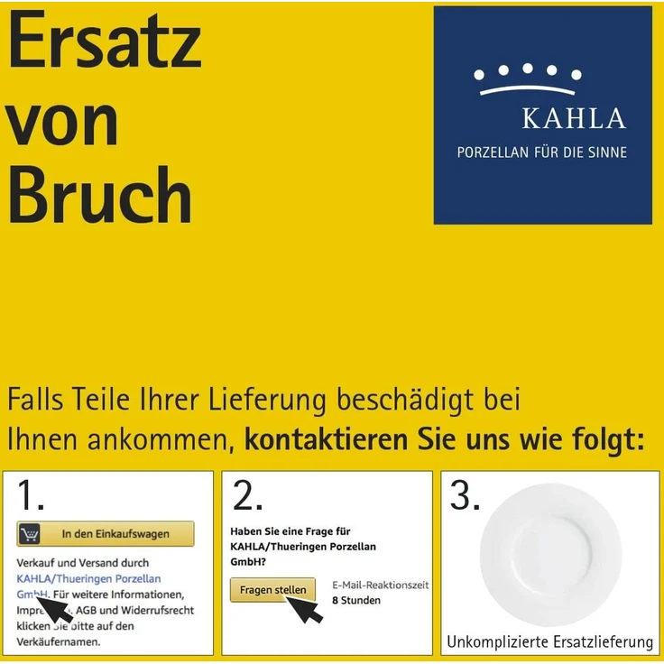 KAHLA Müslischüssel Wildblume 14 cm, Porzellan, Made in Germany – Bild 3
