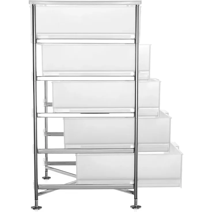 Kartell Mobil Aufbewahrungsschrank Stahl/Verchromt – Bild 2