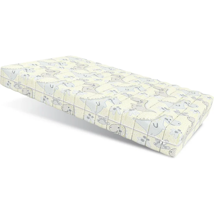 Matratze DREAM 90x200 cm Kaltschaum H2 H3 LATEX 11 cm Dino Bezug – Bild 2