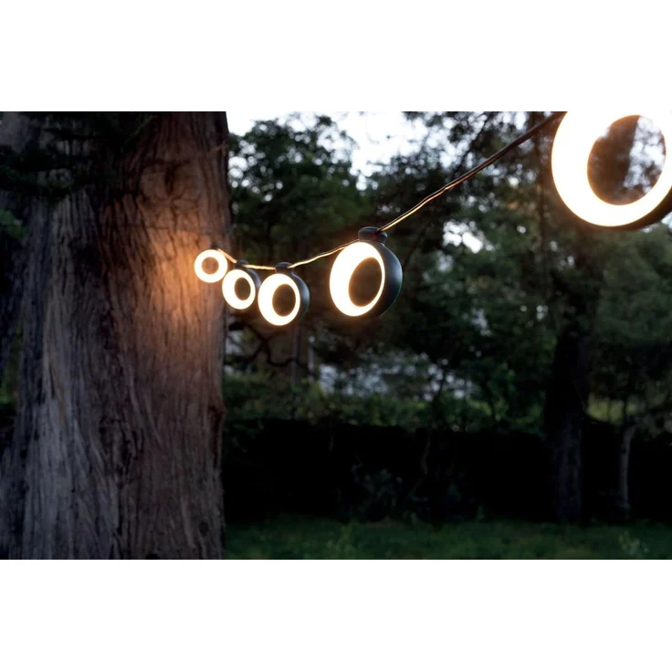 Lichterkette Hoopik Led Outdoor 12m acapulcoblau – Bild 3