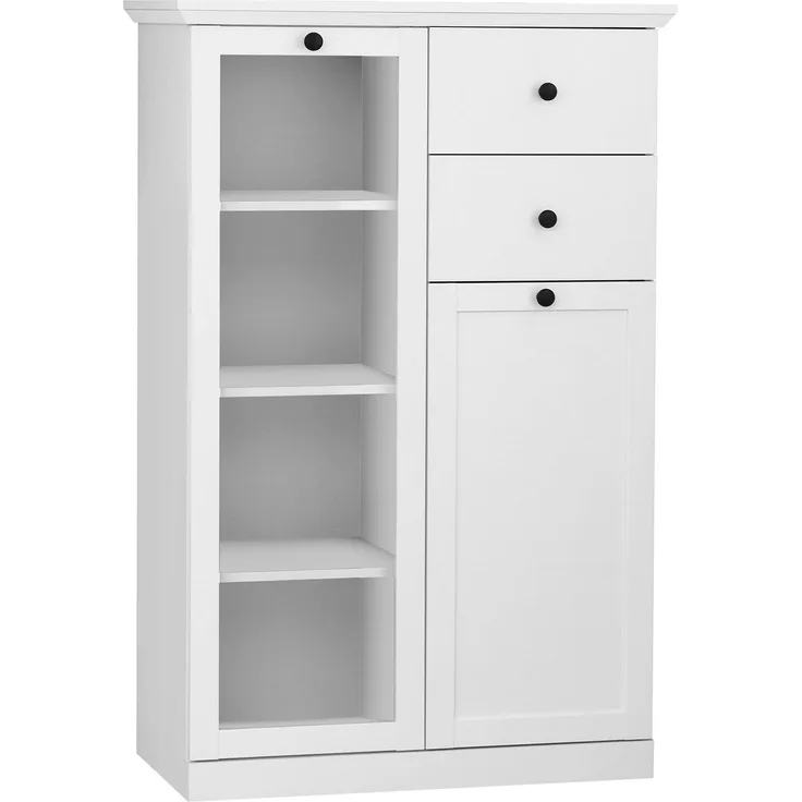 Highboard Baxter in weiß 81 cm